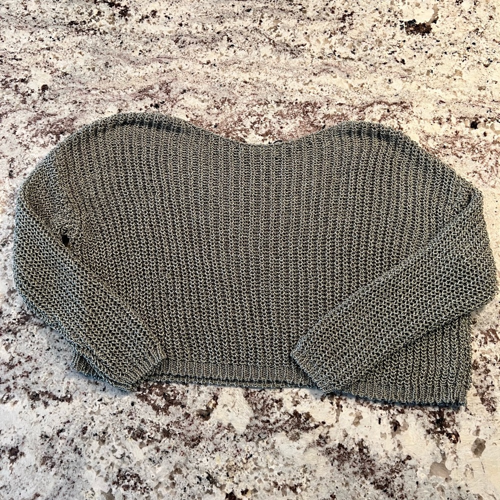 Sage Green Zara Sweater, Barely Worn